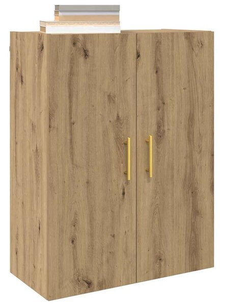 VidaXL Fali szekrény 2 db Artisan tölgy 69,5 x 34 x 90 cm Szerelt Fa