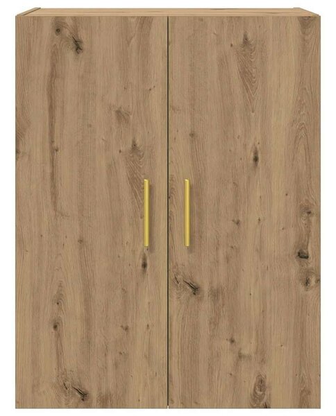 VidaXL Fali szekrény 2 db Artisan tölgy 69,5 x 34 x 90 cm Szerelt Fa