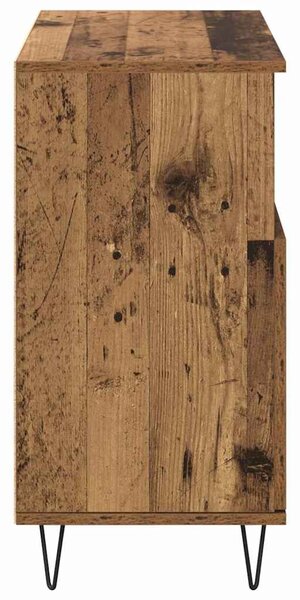 VidaXL Széf 2 db Öreg fa 60 x 35 x 70 cm