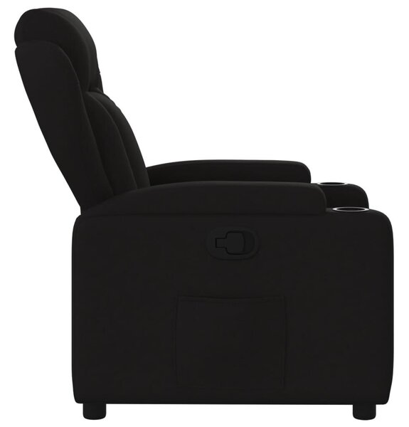 VidaXL fekete szövet relaxfotel