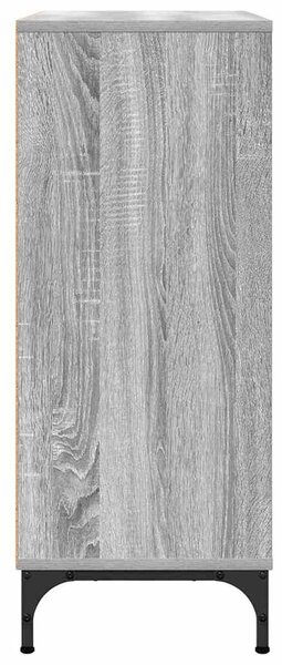 VidaXL Széf Szürke Sonoma 79,5 x 33 x 82 cm Szerelt Fa