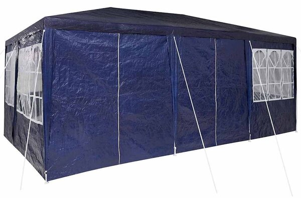 VidaXL Partysátor 600 x 400 x 266 cm, Polietilén, Kék
