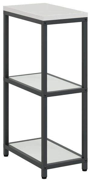 VidaXL Konyhai Tárolás HATTEM Ezüst 30 x 50 x 92 cm Acél