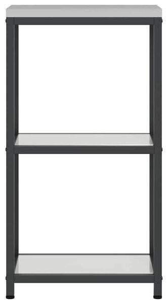 VidaXL Konyhai Tárolás HATTEM Ezüst 30 x 50 x 92 cm Acél