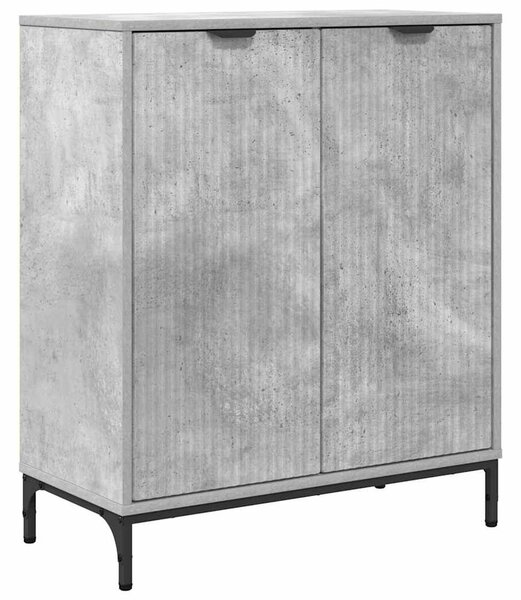 VidaXL Széf Beton Szürke 69,5 x 33 x 82 cm Szerelt Fa