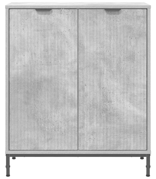 VidaXL Széf Beton Szürke 69,5 x 33 x 82 cm Szerelt Fa