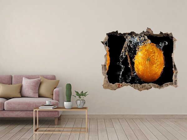 3d-s lyukat fali matrica Narancs és víz