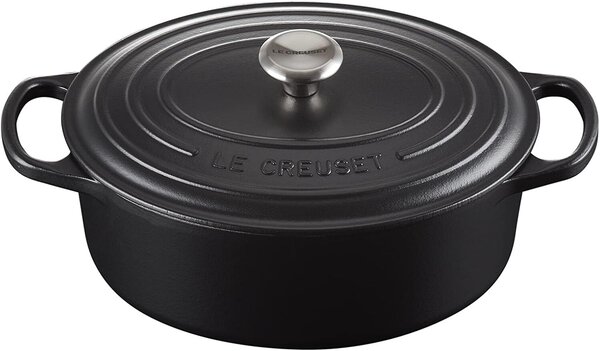 Le Creuset Signature 29cm Öntöttvas Főzőedény 4.7L - Fekete