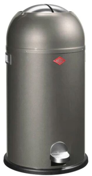 WESCO Kickmaster Soft 33 literes pedálos fém szemetes - Matt grafit