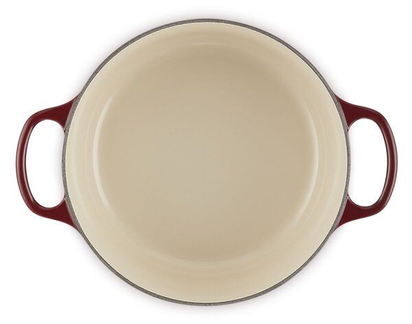 Le Creuset Signature Öntöttvas Lábas fedővel Ø 24cm - Piros