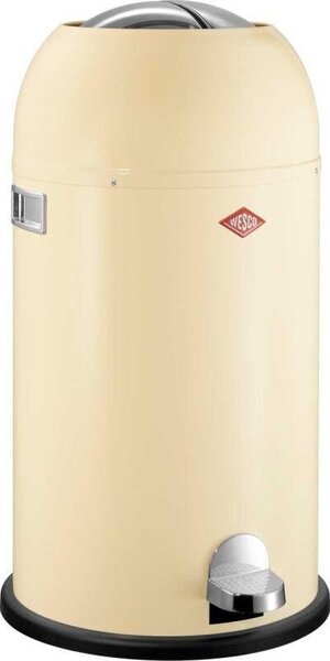 WESCO Kickmaster Soft 33 literes pedálos fém szemetes - Mandula