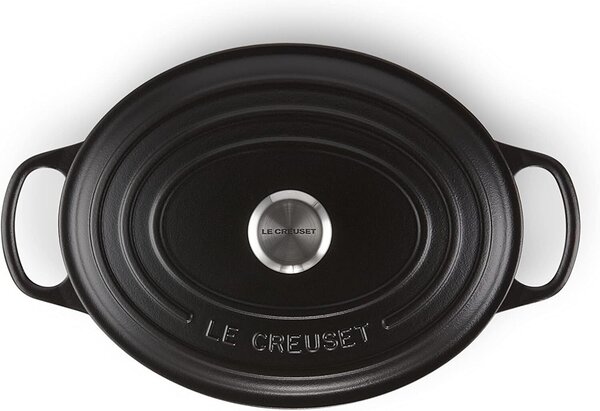 Le Creuset Signature 27cm Öntöttvas Főzőedény 4.1L - Fekete