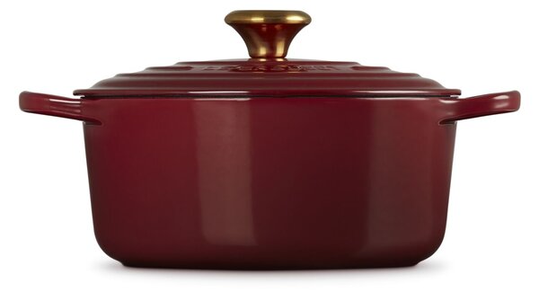 Le Creuset Signature Öntöttvas Lábas fedővel Ø 24cm - Piros