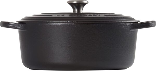 Le Creuset Signature 27cm Öntöttvas Főzőedény 4.1L - Fekete