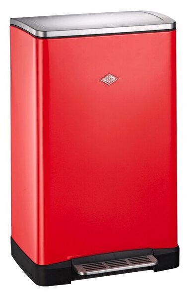 WESCO Big Double Boy 2 x 18 literes pedálos fém szemetes - Piros
