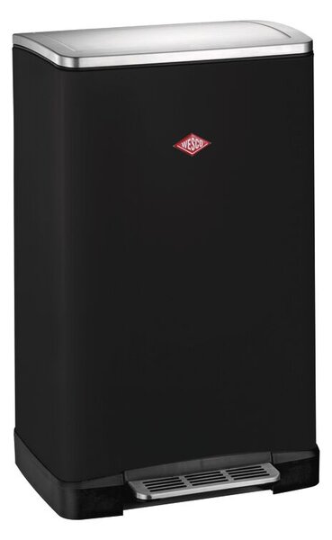 WESCO Big Double Boy 2 x 18 literes pedálos fém szemetes - Matt Fekete