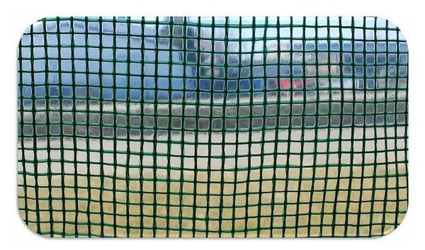Védőfólia kerti szoláriumhoz, 8x3x2m, 10 ablak, PE 140g/nm, UV szűrő