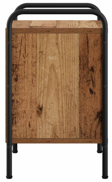 Éjjeliszekrény 2 db Antik Fa 40 x 30 x 50 cm Szerelt Fa