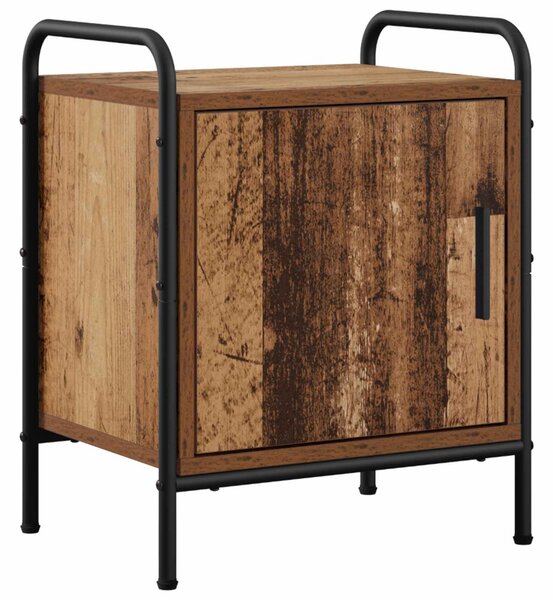 Éjjeliszekrény 2 db Antik Fa 40 x 30 x 50 cm Szerelt Fa