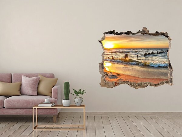 3d-s lyukat fali matrica Sunset beach