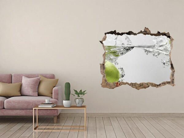 3d-s lyukat fali matrica Apple víz alatt