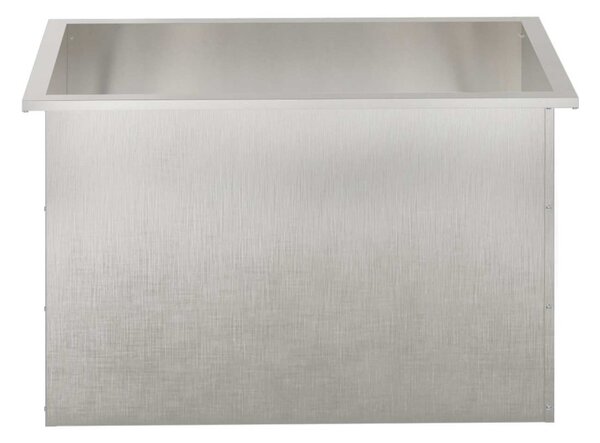 Led-es kerti virágláda 2 db Ezüst 50 x 80 x 48 cm