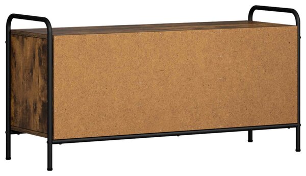 TV szekrény 99 x 33 x 50 cm Füstös Tölgy Szerelt Fa