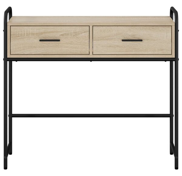 Konzolasztal Sonoma Tölgy 90 x 33 x 80,5 cm Szerelt Fa