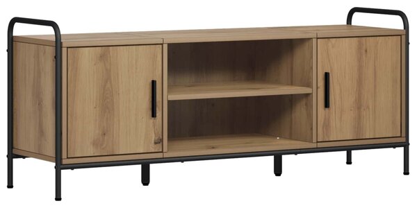 TV szekrény 119 x 33 x 50 cm Kézműves Tölgy