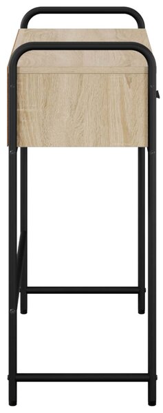 Konzolasztal Sonoma Tölgy 90 x 33 x 80,5 cm Szerelt Fa