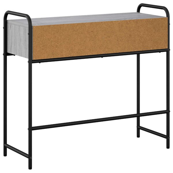 Konzolasztal Szürke Sonoma 90 x 33 x 80,5 cm Szerelt Fa