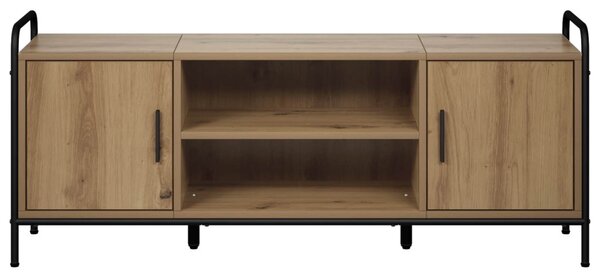 TV szekrény 119 x 33 x 50 cm Kézműves Tölgy