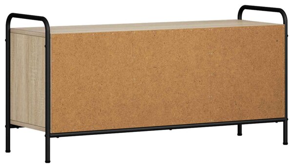 TV szekrény 99 x 33 x 50 cm Sonoma Tölgy Szerelt Fa