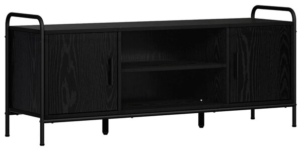 TV szekrény 119 x 33 x 50 cm Fekete Tölgy