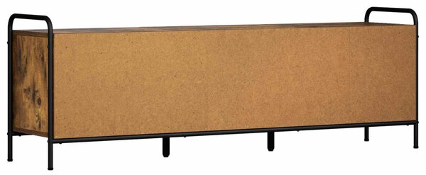 TV szekrény 146 x 33 x 50 cm Füstös Tölgy Szerelt Fa