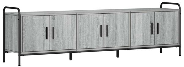 TV szekrény 146 x 33 x 50 cm Szürke Sonoma Szerelt Fa