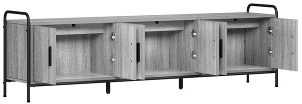 TV szekrény 146 x 33 x 50 cm Szürke Sonoma Szerelt Fa
