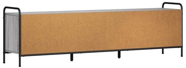 TV szekrény 146 x 33 x 50 cm Szürke Sonoma Szerelt Fa