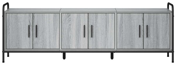 TV szekrény 146 x 33 x 50 cm Szürke Sonoma Szerelt Fa