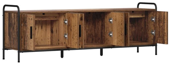 TV szekrény 146 x 33 x 50 cm Antik Fa Szerelt Fa
