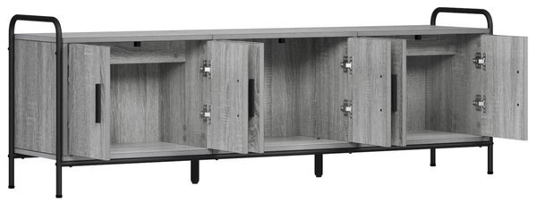TV szekrény 146 x 33 x 50 cm Szürke Sonoma Szerelt Fa