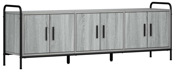 TV szekrény 146 x 33 x 50 cm Szürke Sonoma Szerelt Fa