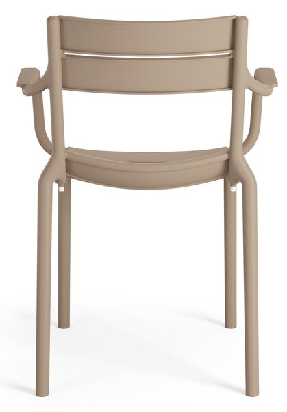 MAZZONI EXPORT LUSSO Beige - MODERN SZÉK KONYHÁBA KERTBE KÁVÉZÓBA (RAKÁSOLHATÓ)
