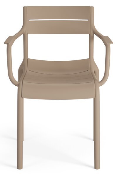 MAZZONI EXPORT LUSSO Beige - MODERN SZÉK KONYHÁBA KERTBE KÁVÉZÓBA (RAKÁSOLHATÓ)