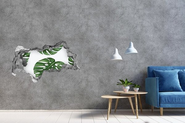 Fali matrica lyuk a falban Monstera