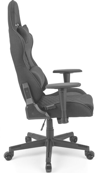 Gamer szék SENSE7 Spellcaster szövet fotel, fekete és szürke