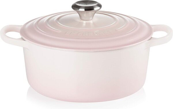 Le Creuset Signature Öntöttvas Lábas fedővel Ø 24cm 4,2L - Rózsaszín