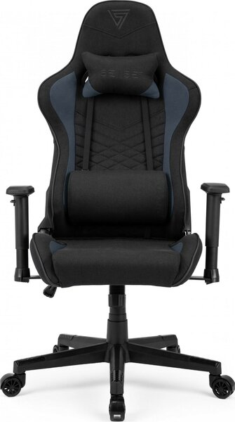 Gamer szék SENSE7 Spellcaster szövet fotel, fekete-kék