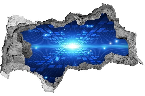 Fali matrica lyuk a falban Háromdimenziós háttér