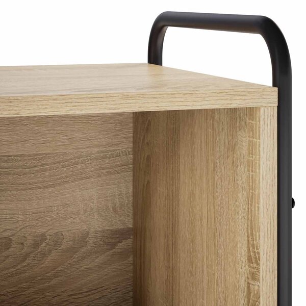 Könyvespolc 57 x 33 x 111 cm Szerelt Fa Sonoma Tölgy